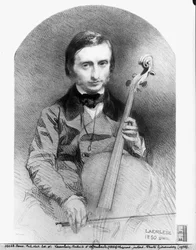 Portrait de Jacques Offenbach (1819-80) 1850